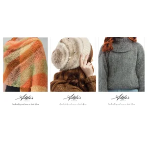 Loose Pattern - Single Page (Beanie, Weekend Sweater, Extra Fine Diagonal Shawl)